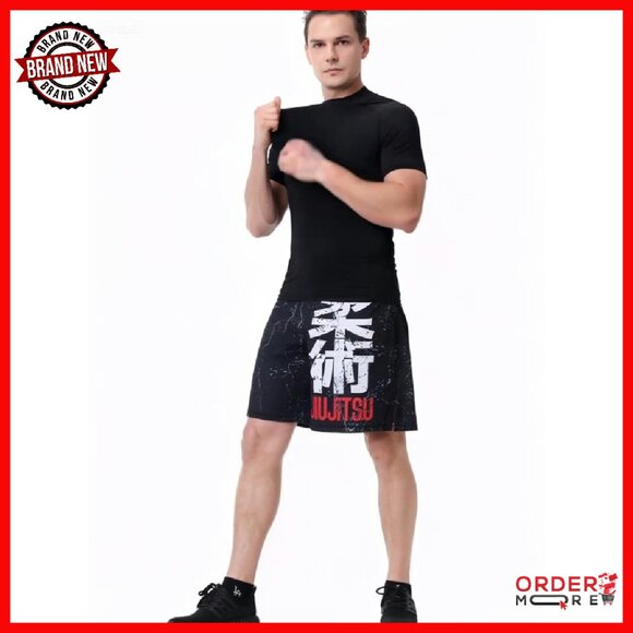 Men's Compression Mock Neck Short Sleeve Athletic Shirt Slim Fit Base Layer - Picture 8 of 8